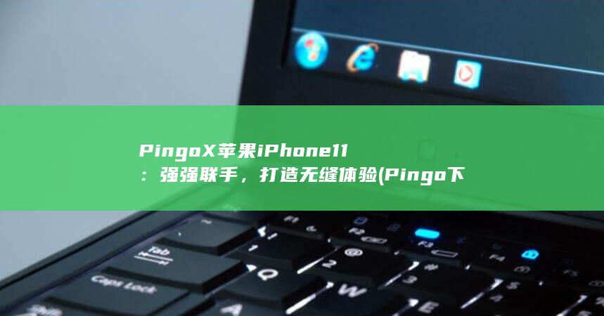 Pingo X 苹果 iPhone 11：强强联手，打造无缝体验 (Pingo下载)